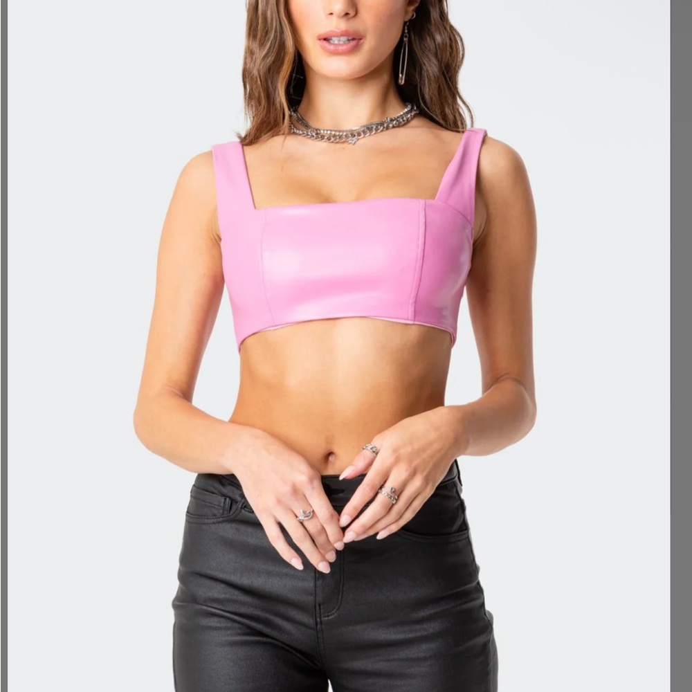 Stylish Pink Crop Top